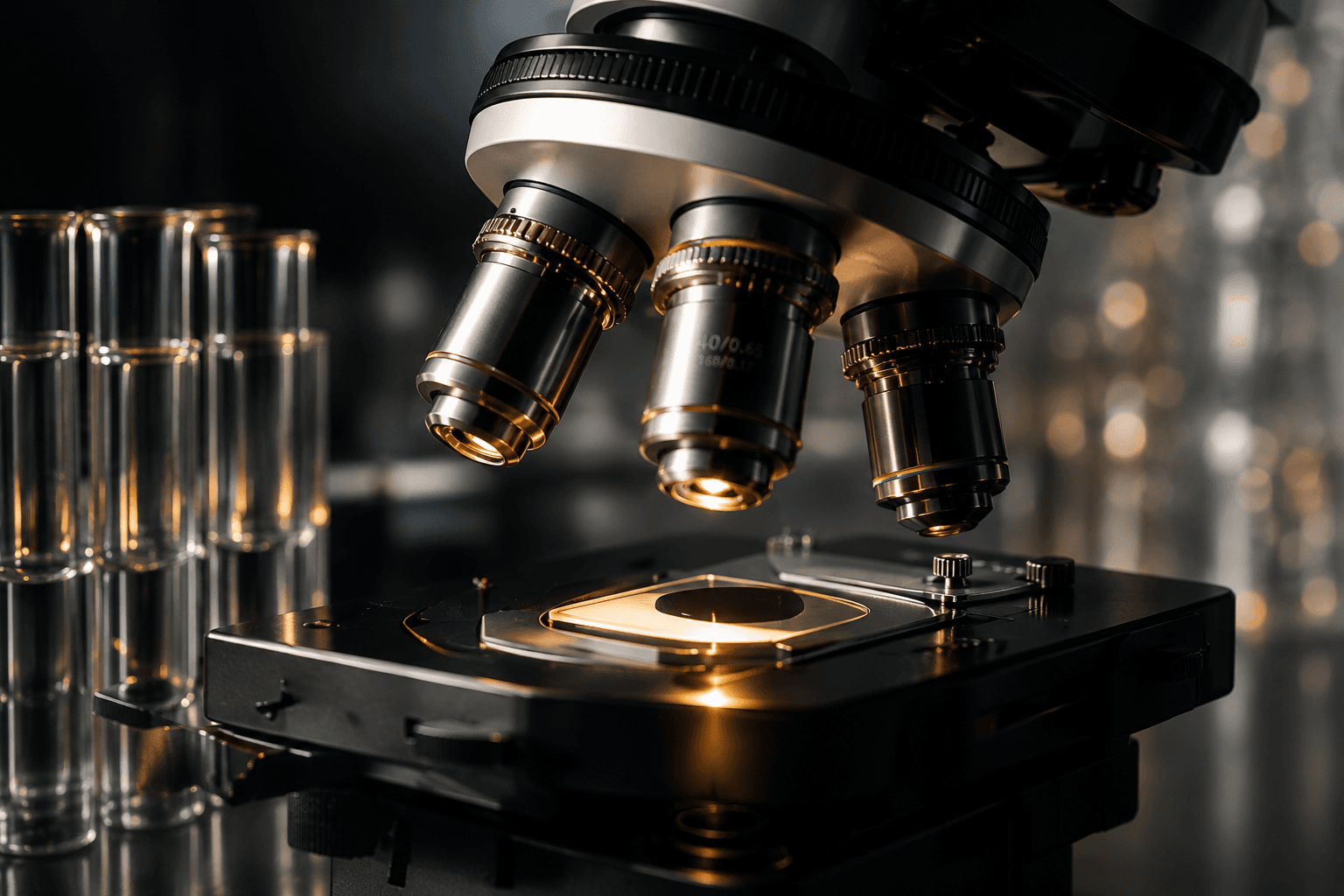 Precision microscope used in advanced diagnostics