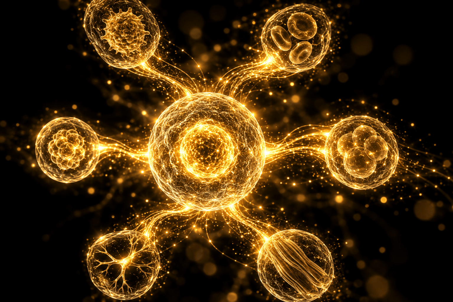 A golden DNA helix